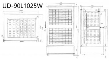 UD-90L1025WNF-寸法図